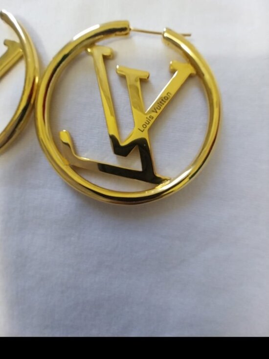 Gold earrings Circles 5 cm | Heratis.eu Fashion Earring For Women Color Gold 5cm.